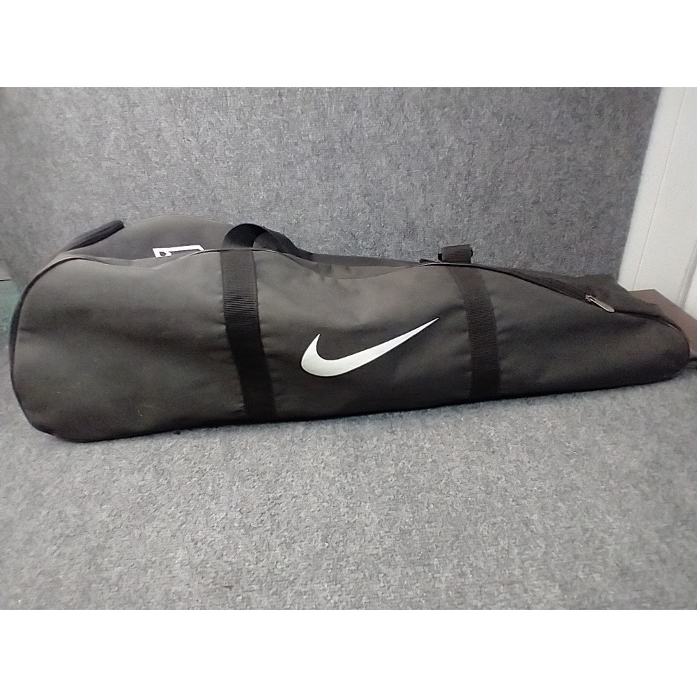 Nike Diamond Baseball Bat Bag Black White Swoosh Equipment Gear Duffle Bag